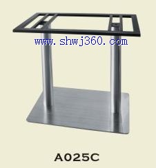 double leg stainless steel table leg