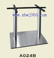 double leg stainless steel table leg