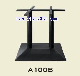 double leg steel table leg