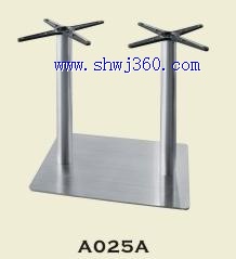 double leg stainless steel table leg